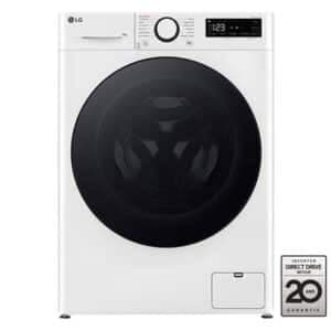 LG F94R76WHST Wasmachine 9 kg 1400 tpm – AI DD, Stoom, TurboWash 360, Voorlader