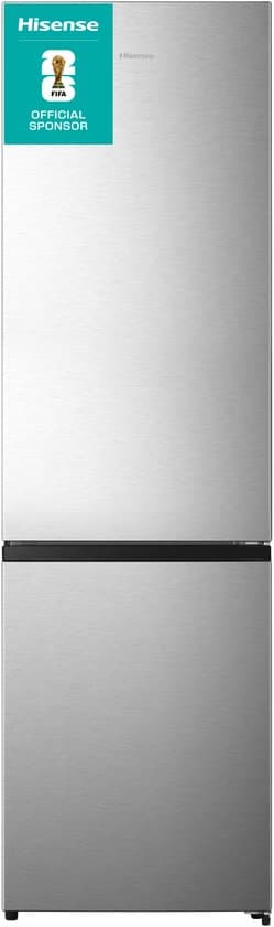Hisense RB440N4ACA, Koelkast met A Energielabel – Koel-vriescombinatie – No Frost – RVS – Multi-Air Flow – Fast Freeze – 35dB (A) -Inverter Compressor – 336 Liter