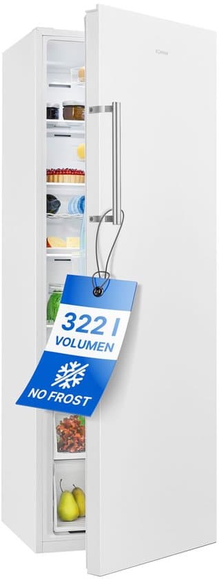 Bomann VS 7345 – Kastmodel Koelkast zonder vriesvak – 172cm hoog – super koelen – 322 Liter – Stil (38dB) – Wit