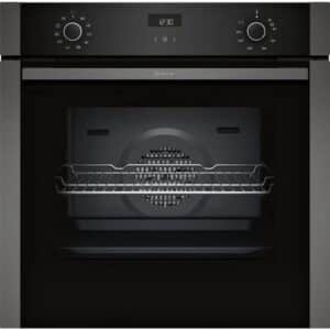 Neff B1ACE2AG3 N 50 - Inbouwoven - 71 l - 3400 W - A+ - Grafiet - Zelfreinigend Hydrolytisch - Kinderslot