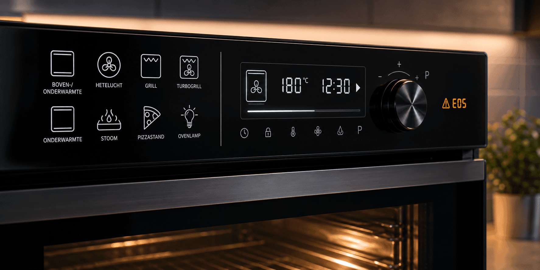 Oven symbolen en storingen uitgelegd (alle standen & foutcodes)