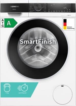 Siemens WG44G2ZWNL - iQ500 - Wasmachine met stoom - 1400 rpm - smartFinish: vermindert kreukels tot 50% - speedPack L: verkort wasprogramma's met varioSpeed - Energielabel A