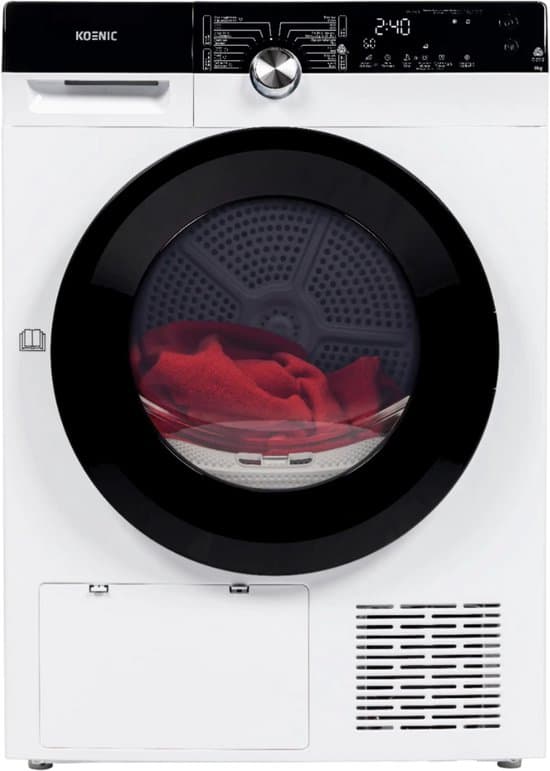 KOENIC KTD 9336 C – Warmtepompdroger – 9 kg – 68 dB – Energielabel C