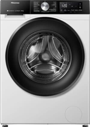 Hisense WD3S9043BW3 - Was-droogcombinatie - Energieklasse A (-30%) - 9 kg wassen / 6 kg drogen - 1400 toeren - Connectlife WiFi - Stoomfunctie - LED display - Inverter motor - Wit