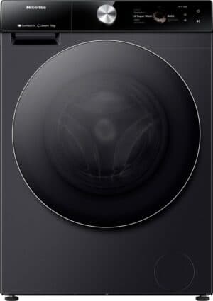 Hisense 7S Serie WF7S1247BB - Wasmachine met Energielabel A -20% - 12kg - TFT display - Auto dosing - 70dB (A) - Steam Wash -1400 toeren - Power Wash 49' - Connectlife