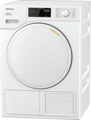 Miele TSD443WP EcoSpeed&8kg wasdroger Vrijstaand Voorbelading A+++ Wit
