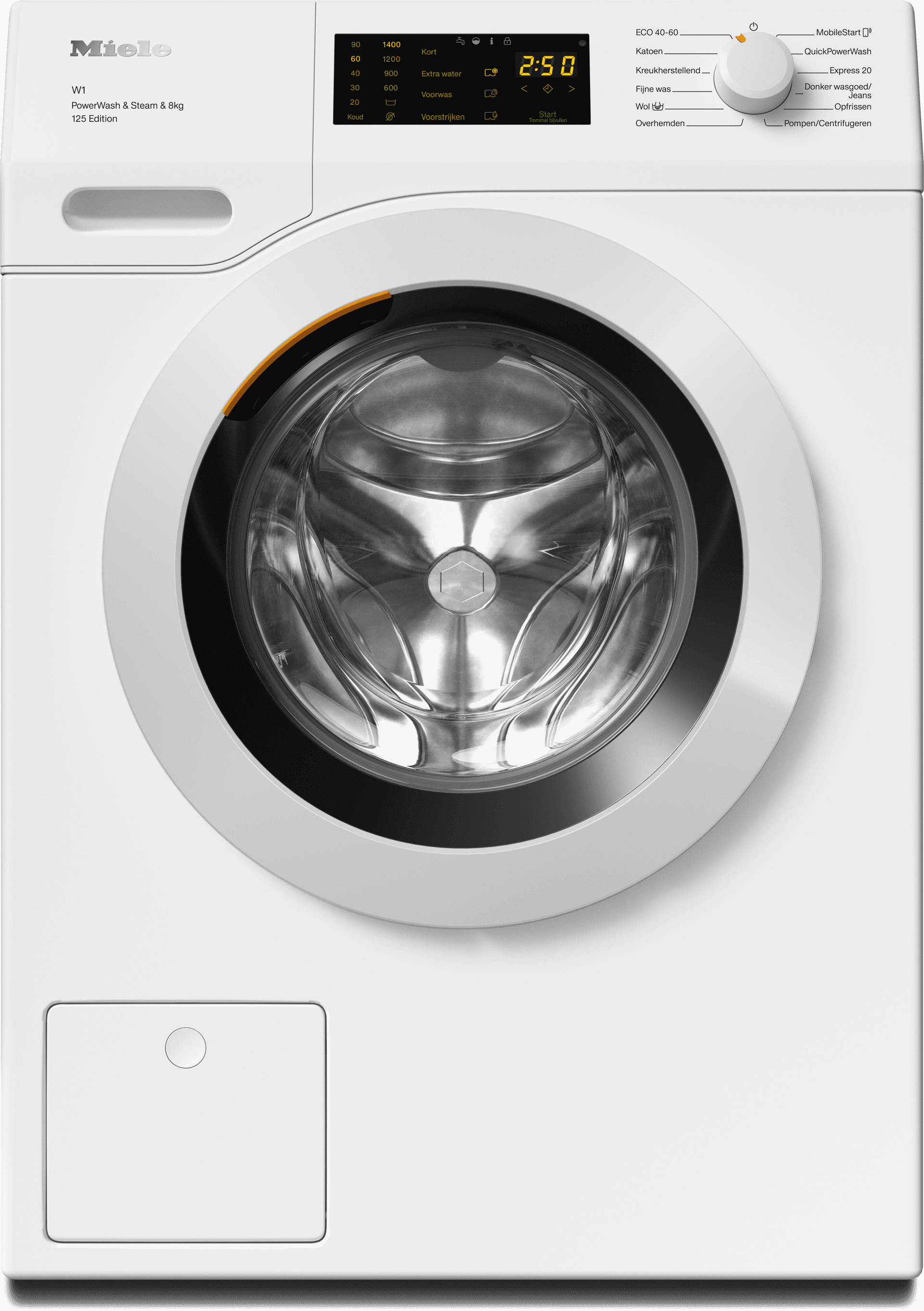 Miele WCB390 WCS 125 Edition wasmachine – 8 kg, 1400 toeren, energielabel A