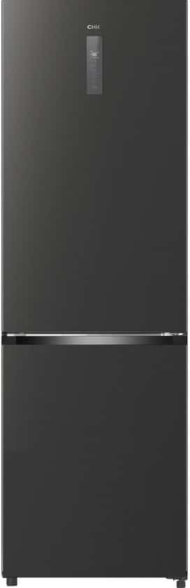 CHiQ CBM310NGC - Koel-vriescombinatie - 308 Liter - No Frost - Digitaal LED Display - C - Plat ontwerp - 185 cm hoog - Zeer stil: 33 dB - 12 Jaar Garantie op Compressor - 2026 Nieuw