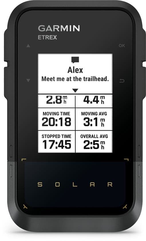 Garmin eTrex Solar – Navigatie – Handheld – Zonne-energie – Multiband-GPS – 2.2 inch scherm – Zwart