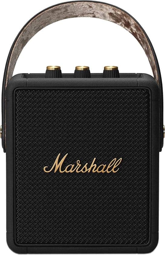 Marshall Stockwell II – Bluetooth Speaker – Zwart & Messing