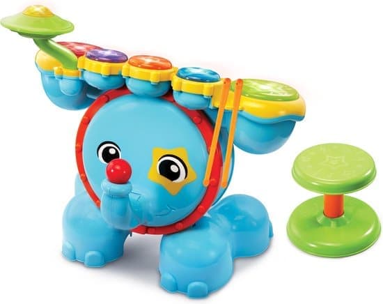 VTech Rock & Leer Drumstel – Educatief Baby Speelgoed – Geluid en Spelletjes – Baby Muziek Instrument
