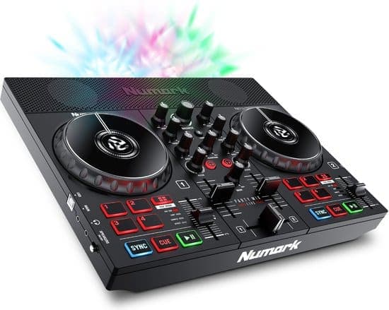 Numark Party Mix Live – DJ-controller / DJ-set met DJ-verlichting, DJ-luidsprekers en DJ-mixer voor Serato DJ Lite