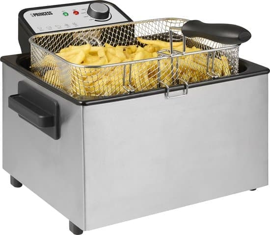 Princess Friteuse – Grote friteuse met 1 mand – 5 Liter – 3270 W – Kijkvenster – Koude zone – 184090