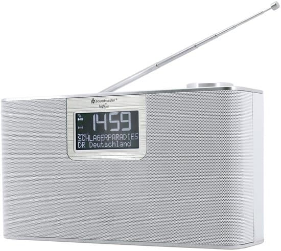 Soundmaster DAB700WE – Stereo DAB+ radio met bluetooth, USB en SD, wit