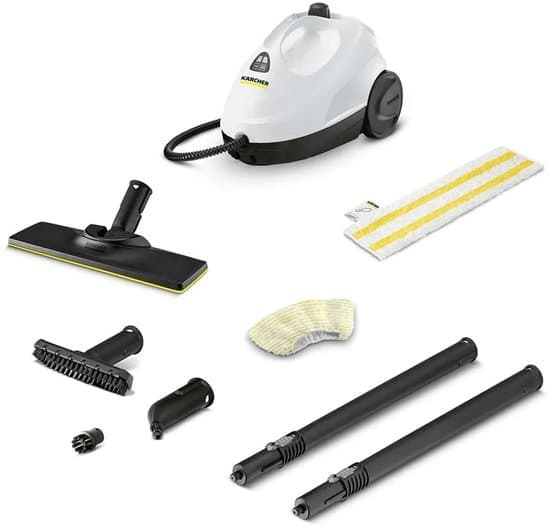 Kärcher SC 2 EasyFix Stoomreiniger – 3.2 bar – Oppervlakteprestatie 75 m² – Reservoir 1 l – Vloerreinigingsset EasyFix