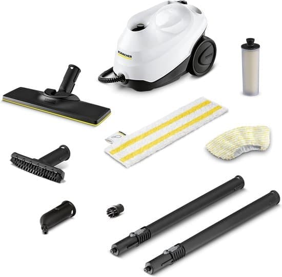 Kärcher SC 3 EasyFix Stoomreiniger – 30 sec opwarmtijd – 3.5 bar – 1900 W – Oppvervlakteprestatie 75 m2 – Reservoir 1 l – Continue vulbaar