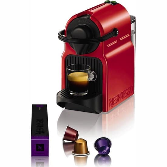 Krups Nespresso Inissia XN1005 – Koffiecupmachine – Rood – Compact – Energiezuinig – Voor Nespresso Cups