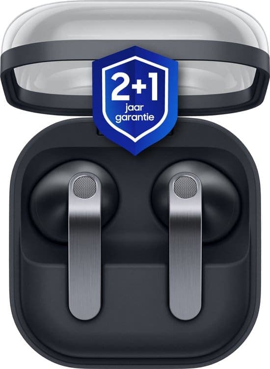 Samsung Galaxy Buds4 – Zwart + 1 jaar extra garantie