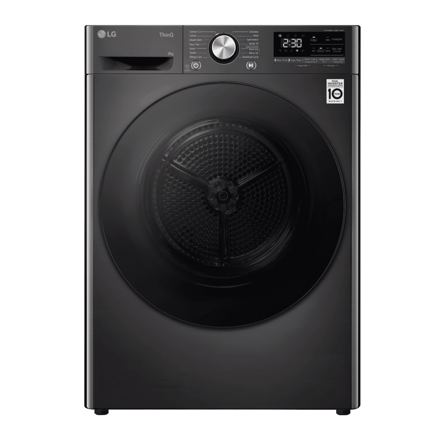 LG RH90V9ZVEN – Warmtepompdroger – 9 kg – 62 dB – Energielabel C