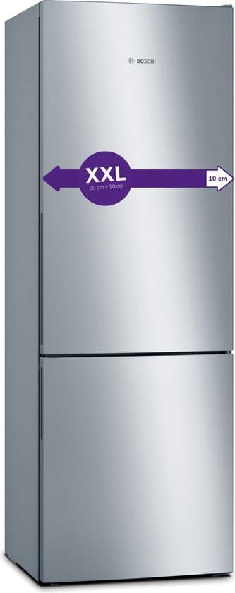 Bosch Koel-vriescombinatie KGE49AICA – Energielabel C – RVS