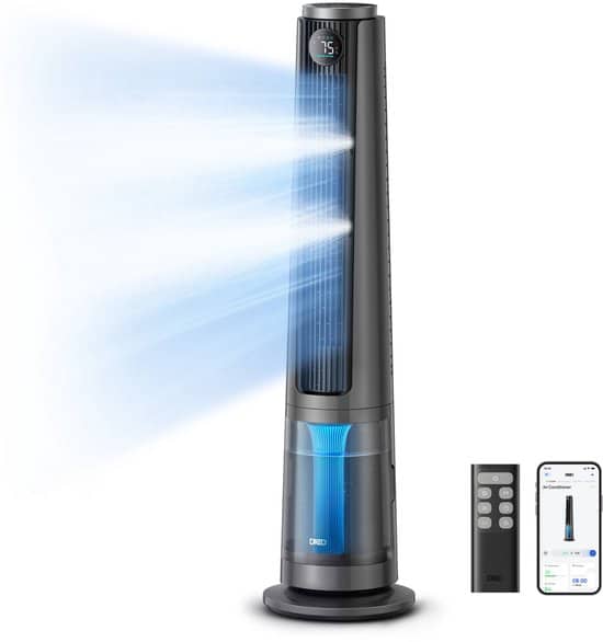 DREO TurboCool 765S – 3-in-1 Aircooler, Misting Fan & Ventilator – Ultrafijne Mist – App Bediening