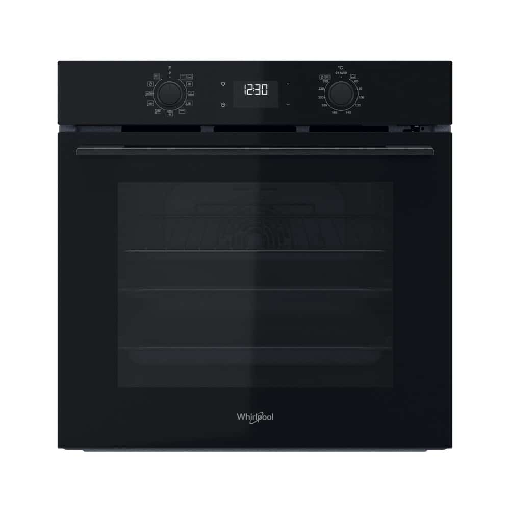 Whirlpool Inbouwoven OMK58RU0B – 71 liter – Pyrolyse – Zwart – Energielabel A+
