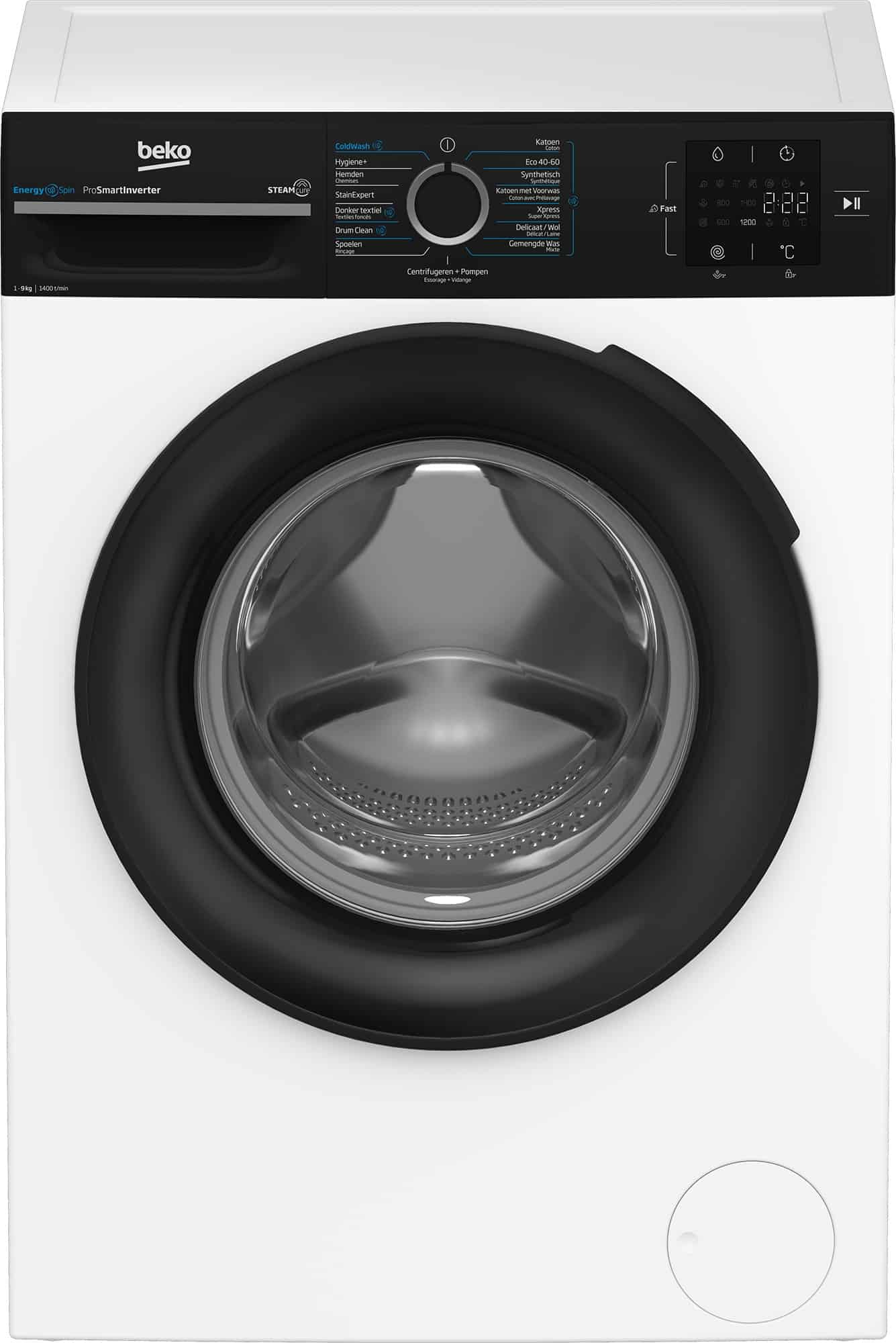 Beko Wasmachine BM3WFT3941B – 9 kg – Energielabel A