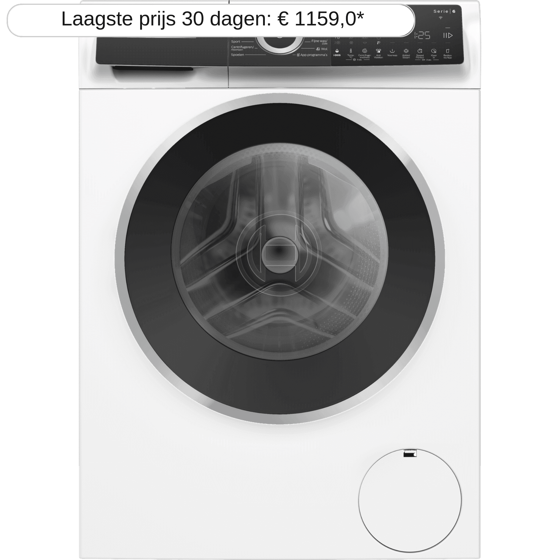 BOSCH WGH246A7NL – Voorlader wasmachine – 9 kg – 1600 rpm – 73 dB – automatisch doseren (i-DOS)