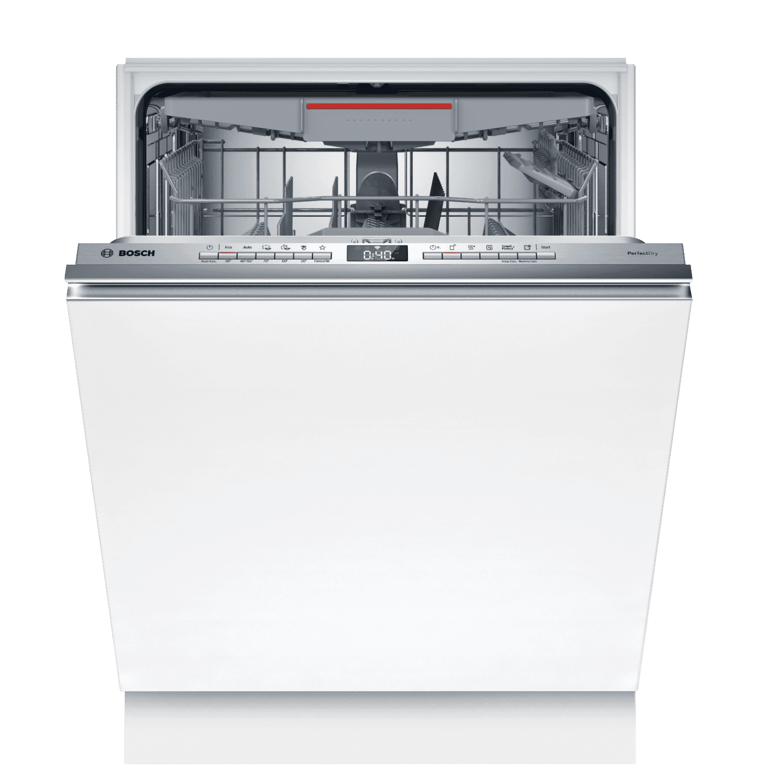 BOSCH SMV6YCX00E PerfectDry Inbouwvaatwasser – Volledig geïntegreerd – 14 couverts – 43 dB(A) – Nisbreedte 60.8 cm