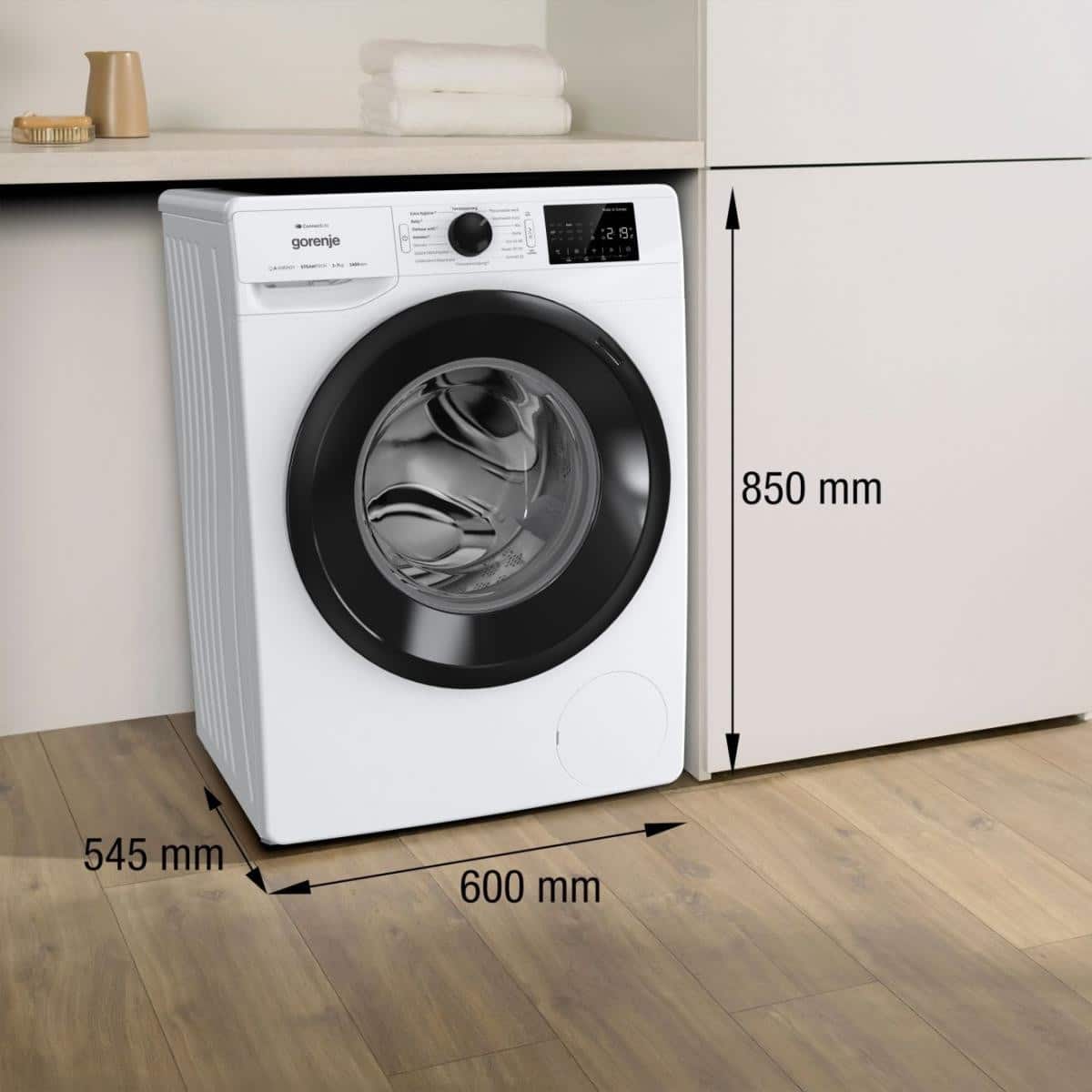 Gorenje Wasmachine WPNEI74A1TS – 7 kg – Energielabel A