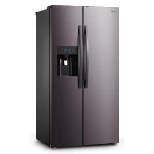 Midea Amerikaanse koelkast KS-DDX 6.32 WT - 520 liter - Dark Inox - Energielabel D