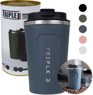 Triple J Koffiebeker To Go 380ml Blauw