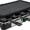 Tristar Gourmetstel RA-2748 - Raclette met omkeerbare grillplaat - Gourmetset 8 personen - Bakplaat, Gourmet, Raclette én teppanyaki - Zwart - Afbeelding 4