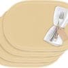 Westmark Set van 4 placemats, 45,5 x 29 cm, vinyl, beige, Saleen-collectie: Fun - Afbeelding 2