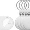 MiLi MiTag iOS FindMy Bluetooth Tracker met Sleutelhanger Wit 4-Pack - Afbeelding 15