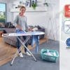 Leifheit strijkplank Classic S Basic - 110 x 30 cm strijkvlak - wit - roze - blauw - Afbeelding 8