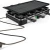 Tristar Gourmetstel RA-2748 - Raclette met omkeerbare grillplaat - Gourmetset 8 personen - Bakplaat, Gourmet, Raclette én teppanyaki - Zwart - Afbeelding 2