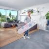 Leifheit strijkplank Classic S Basic - 110 x 30 cm strijkvlak - wit - roze - blauw - Afbeelding 3