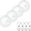 MiLi MiTag iOS FindMy Bluetooth Tracker met Sleutelhanger Wit 4-Pack - Afbeelding 14