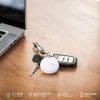 MiLi MiTag iOS FindMy Bluetooth Tracker met Sleutelhanger Wit 4-Pack - Afbeelding 10