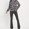 VILA VILISE L/S O-NECK TOP/KA Dames Top - Maat 42 - Afbeelding 3