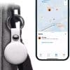 MiLi MiTag iOS FindMy Bluetooth Tracker met Sleutelhanger Wit 4-Pack - Afbeelding 4
