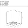 Lucide TUBE - Plafondspot - 1xGU10 - Mat Goud / Messing - Afbeelding 4