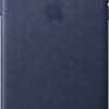 Apple Leren Hoesje voor iPhone Xs Max - Donkerblauw - Afbeelding 2