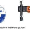 Vogel's QUICK TVM 1206 | Vaste tv-beugel | 19-50" | max 30kg | VESA 200x200 - Afbeelding 12