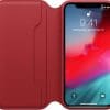 Apple Leren Folio Hoesje voor iPhone X - Rood - Afbeelding 13