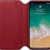 Apple Leren Folio Hoesje voor iPhone X - Rood - Afbeelding 15