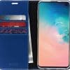Accezz Hoesje Geschikt voor Samsung Galaxy S10 Hoesje Met Pasjeshouder - Accezz Wallet Softcase Bookcase - Blauw - Afbeelding 2