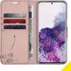Accezz Hoesje Geschikt voor Samsung Galaxy S20 Plus Hoesje Met Pasjeshouder - Accezz Wallet Softcase Bookcase - Roze - Afbeelding 9