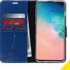 Accezz Hoesje Geschikt voor Samsung Galaxy S10 Hoesje Met Pasjeshouder - Accezz Wallet Softcase Bookcase - Blauw - Afbeelding 13